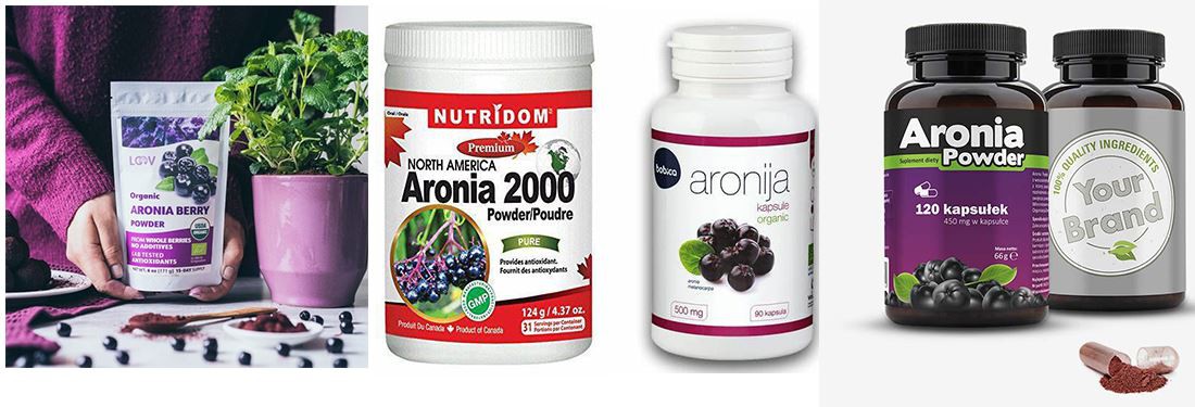 aronia-extract-powder application
