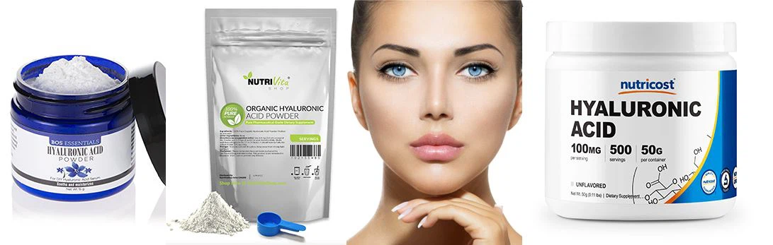pure hyaluronic acid powder application