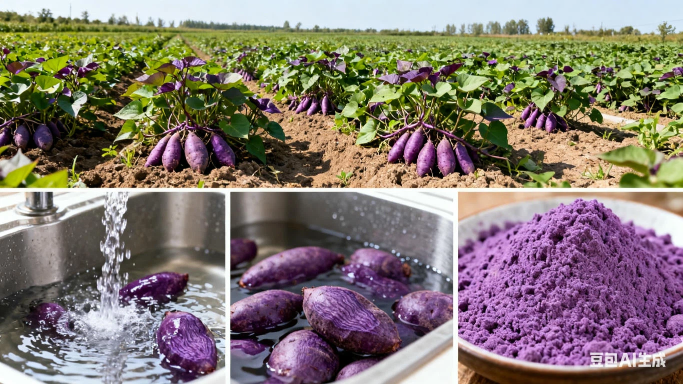 Purple sweet potato powder Purple sweet potato powder