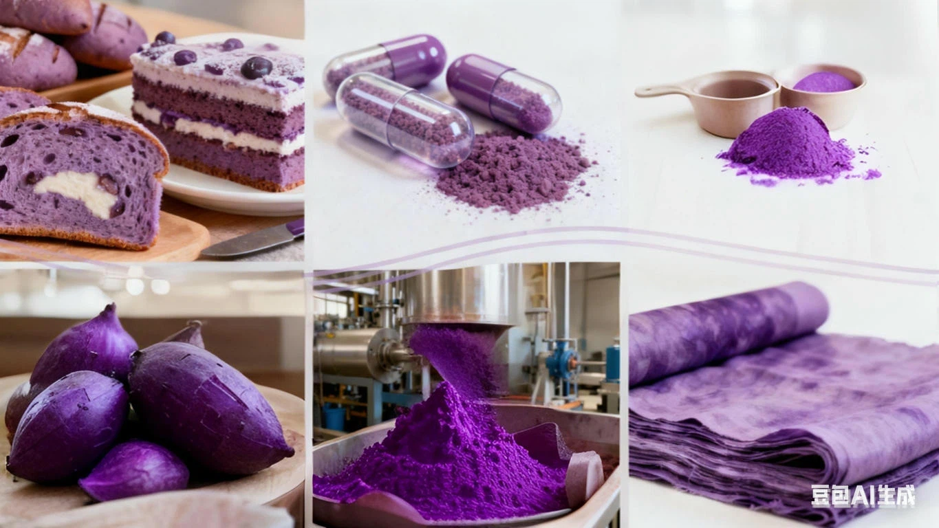 Purple sweet potato powder Purple sweet potato powder