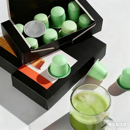 Vanilla Matcha Capsules factory